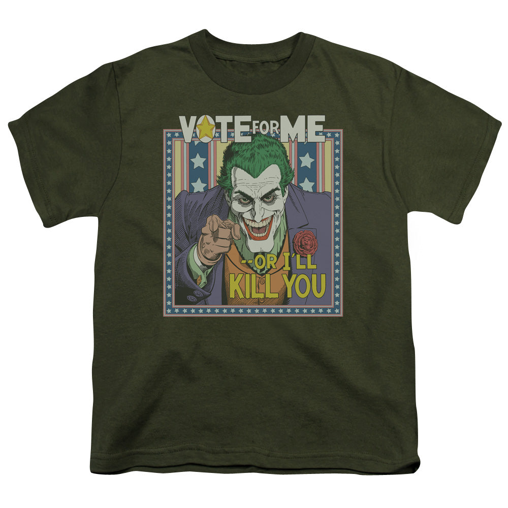 Batman - Dark Detective #1 - Short Sleeve Youth 18/1 - Military Green T-shirt