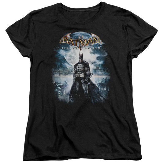 Batman Aa - Game Cover - Short Sleeve Womens Tee - Black T-shirt