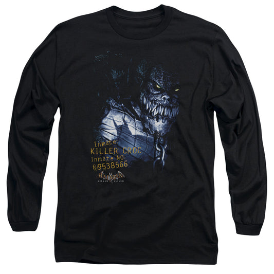 Batman Aa - Arkham Killer Croc - Long Sleeve Adult 18/1 - Black T-shirt