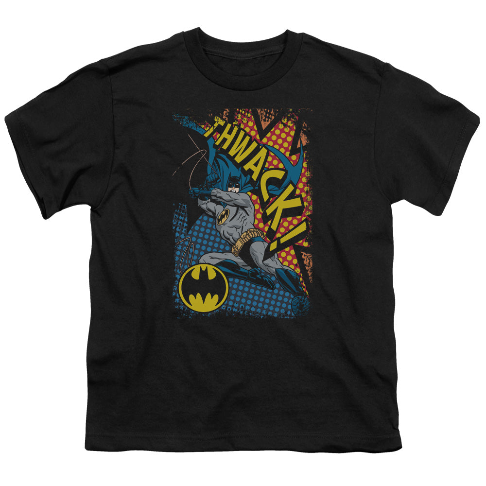 Batman - Thwack - Short Sleeve Youth 18/1 - Black T-shirt