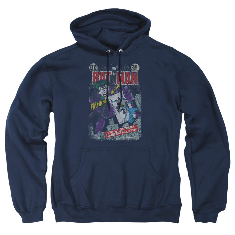 Batman - #251 Distressed - Adult Pull-over Hoodie - Navy