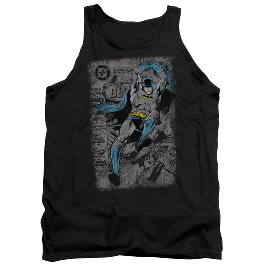 Batman - Detective #487 Distress - Adult Tank - Black