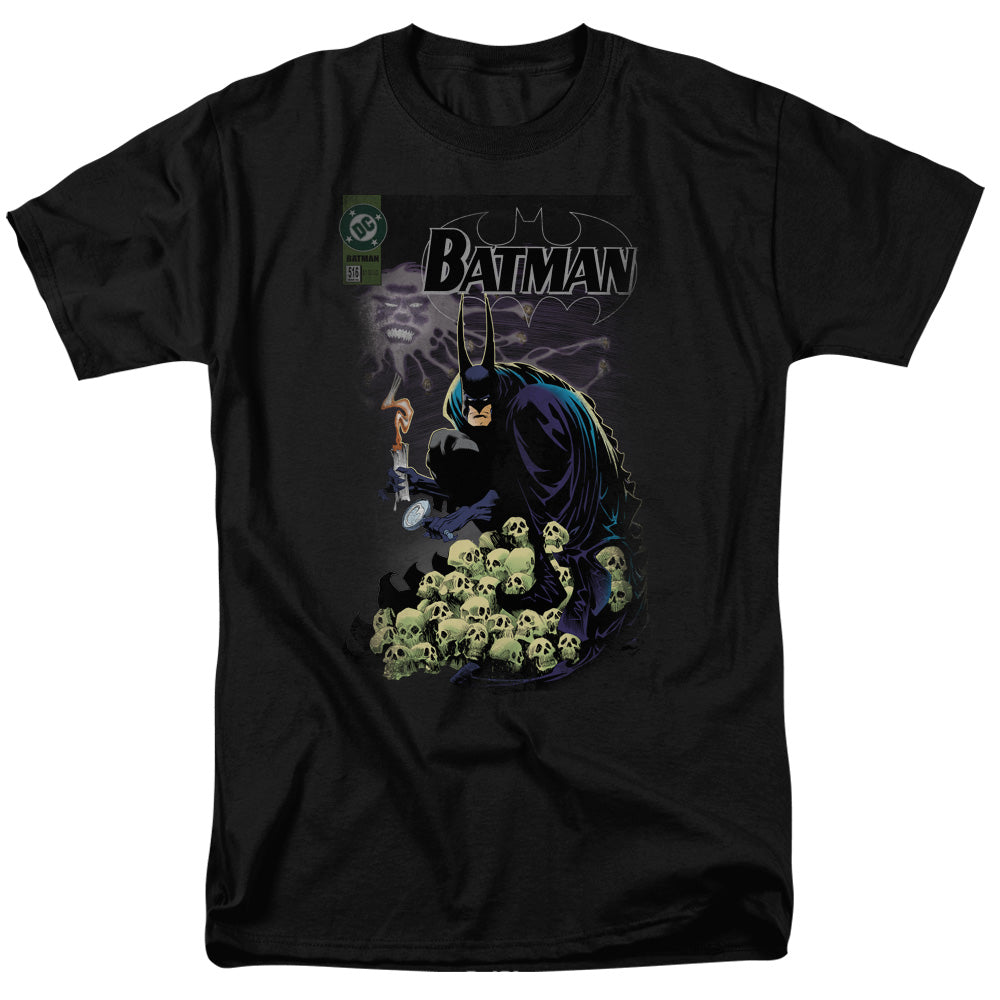 Batman - Cover #516 - Short Sleeve Adult 18/1 - Black T-shirt