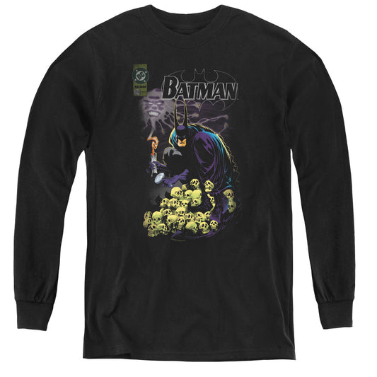 Batman - Cover #516 - Youth Long Sleeve Tee - Black