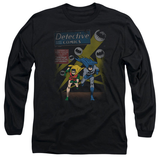 Batman - Dynamic Duo - Long Sleeve Adult 18/1 - Black T-shirt