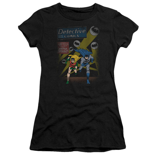 Batman - Dynamic Duo - Short Sleeve Junior Sheer - Black T-shirt