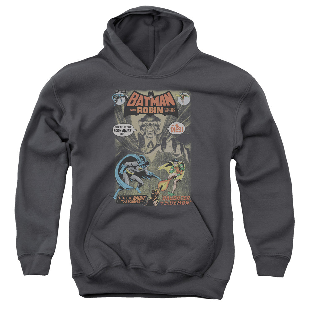 Batman - #232 Cover - Youth Pull-over Hoodie - Charcoal
