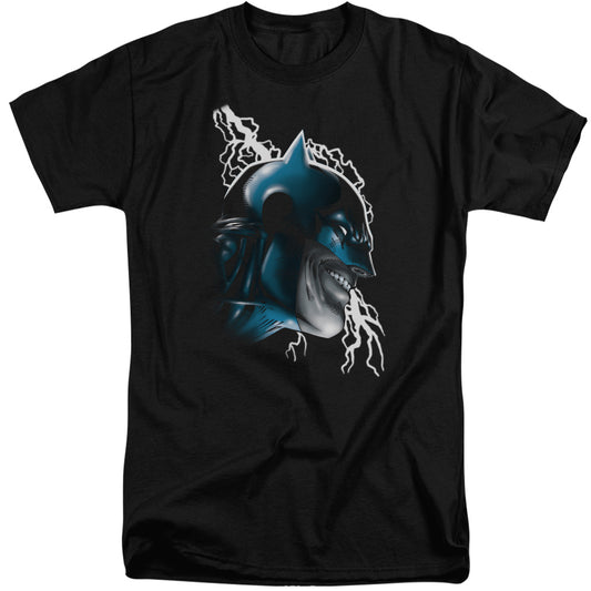 Batman - Crazy Grin - Short Sleeve Adult Tall - Black T-shirt
