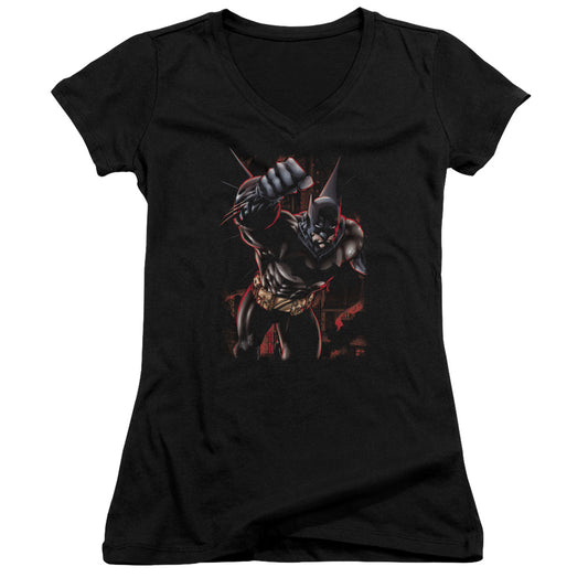 Batman - Crimson Knight - Junior V-neck - Black