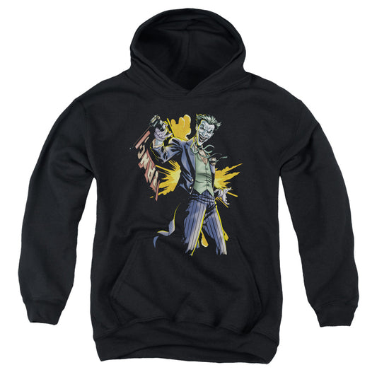Batman - Joker Bang - Youth Pull-over Hoodie - Black
