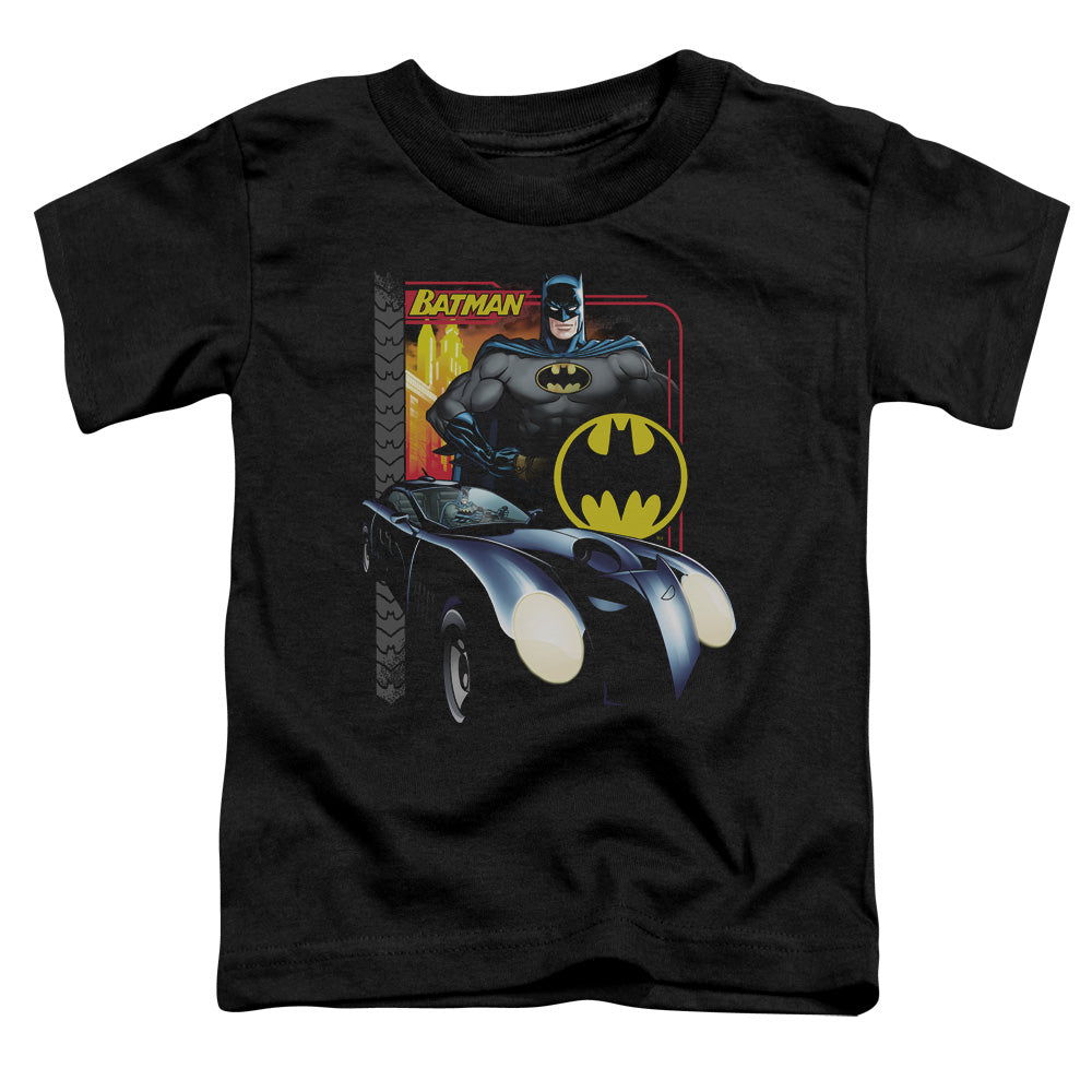 BATMAN BAT RACING - S/S TODDLER TEE - BLACK - T-Shirt