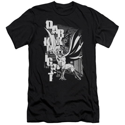 Batman - Vertical Letters-premuim Canvas Adult Slim Fit 30/1 - Black