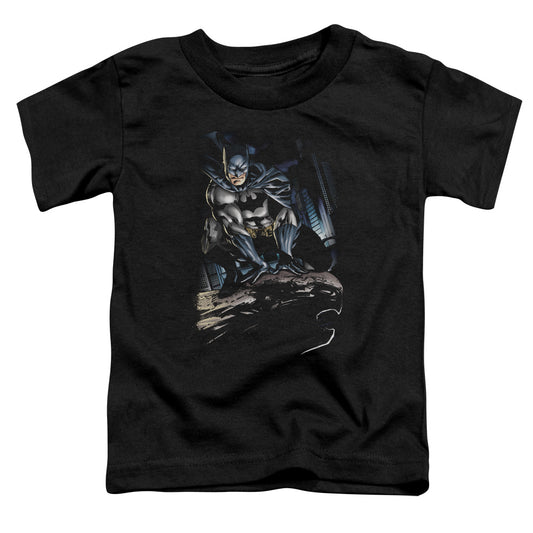 Batman - Perched - Short Sleeve Toddler Tee - Black T-shirt