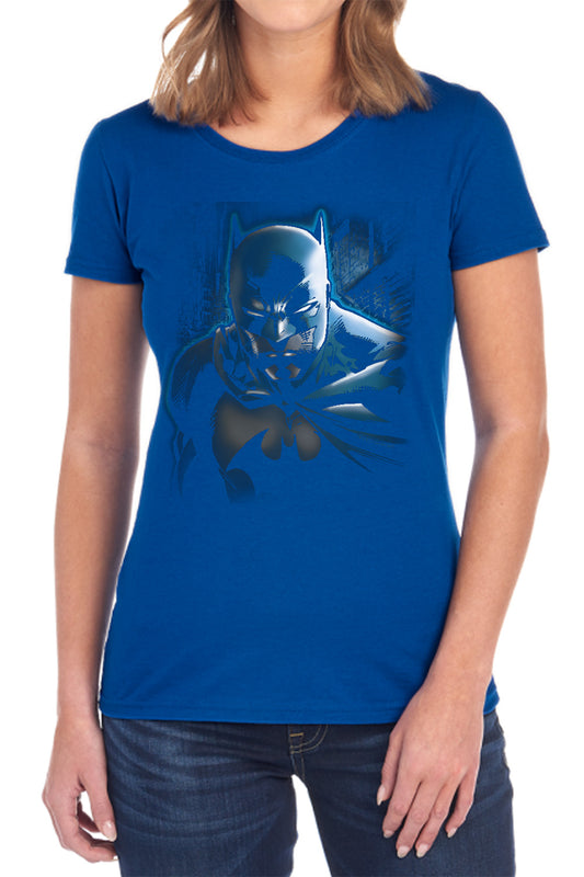 Batman - Dont Mess With The Bat - Short Sleeve Womens Tee - Black T-shirt