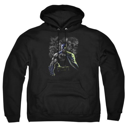 Batman - Villains Unleashed - Adult Pull-over Hoodie - Black