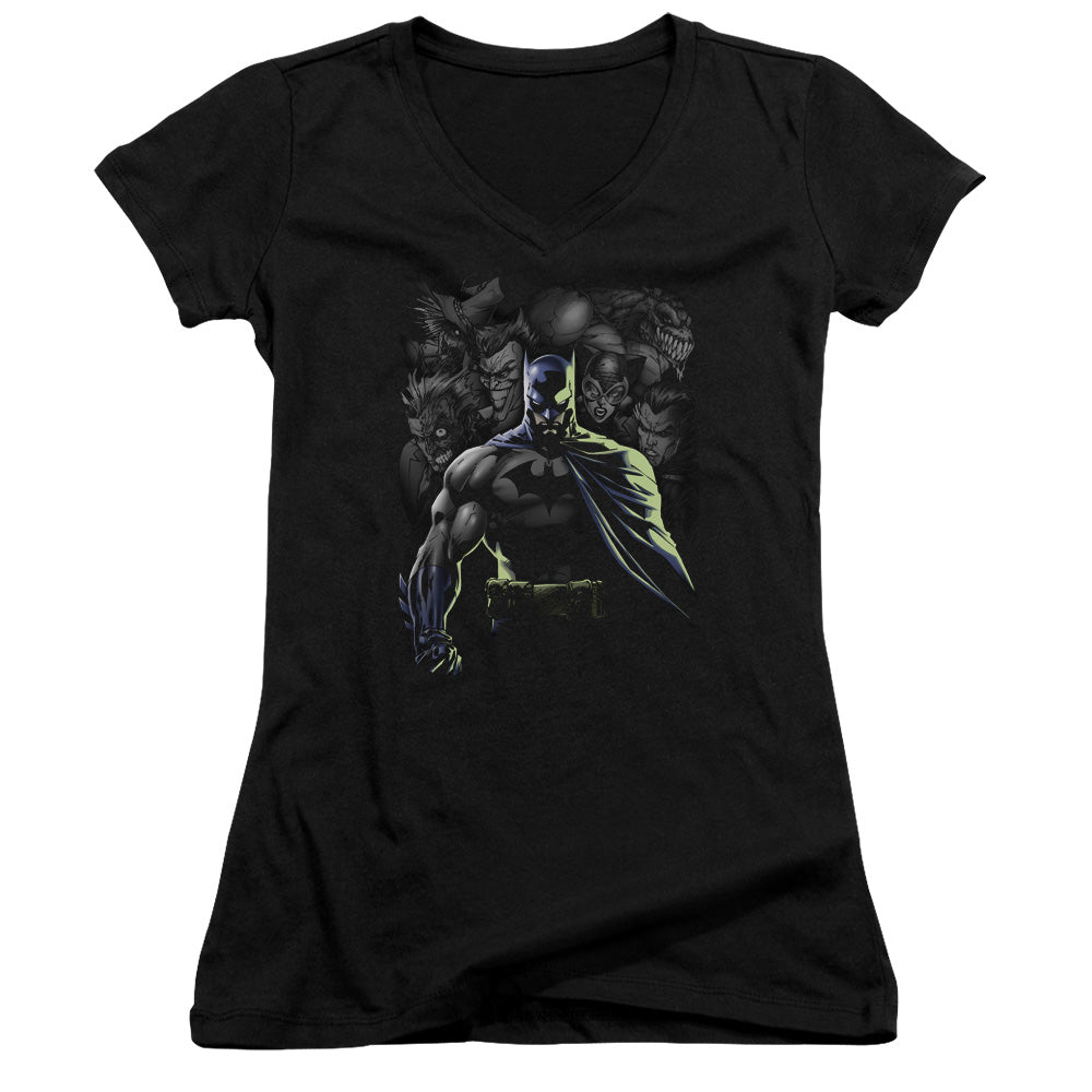 Batman - Villains Unleashed - Junior V-neck - Black