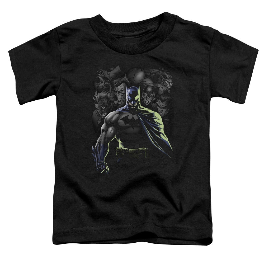 Batman - Villains Unleashed - Short Sleeve Toddler Tee - Black T-shirt