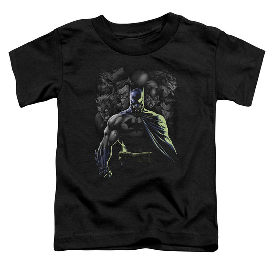 Batman - Villains Unleashed - Short Sleeve Toddler Tee - Black T-shirt