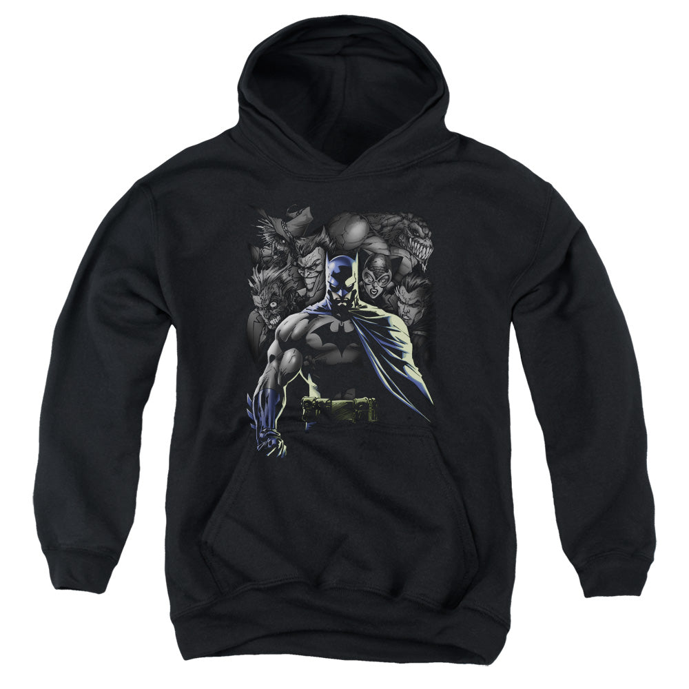 Batman - Villains Unleashed - Youth Pull-over Hoodie - Black