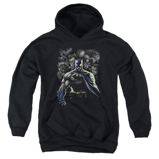 Batman - Villains Unleashed - Youth Pull-over Hoodie - Black