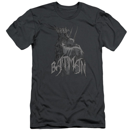 Batman - Scary Right Hand - Short Sleeve Adult 30/1 - Charcoal T-shirt