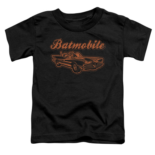 Batman - Batmobile - Short Sleeve Toddler Tee - Black T-shirt