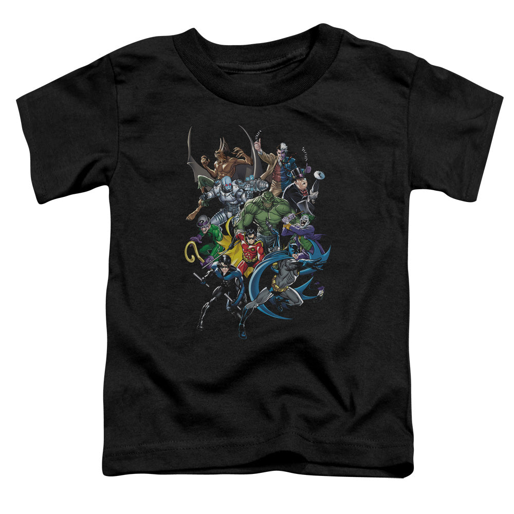 Batman - Saints And Psychos - Short Sleeve Toddler Tee - Black T-shirt