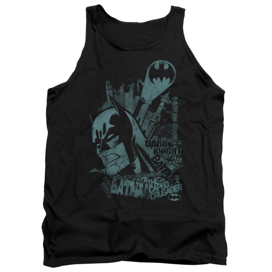 Batman - Gritted Teeth - Adult Tank - Black