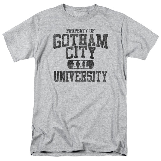 Batman - Property Of Gcu - Short Sleeve Adult 18/1 - Athletic Heather T-shirt