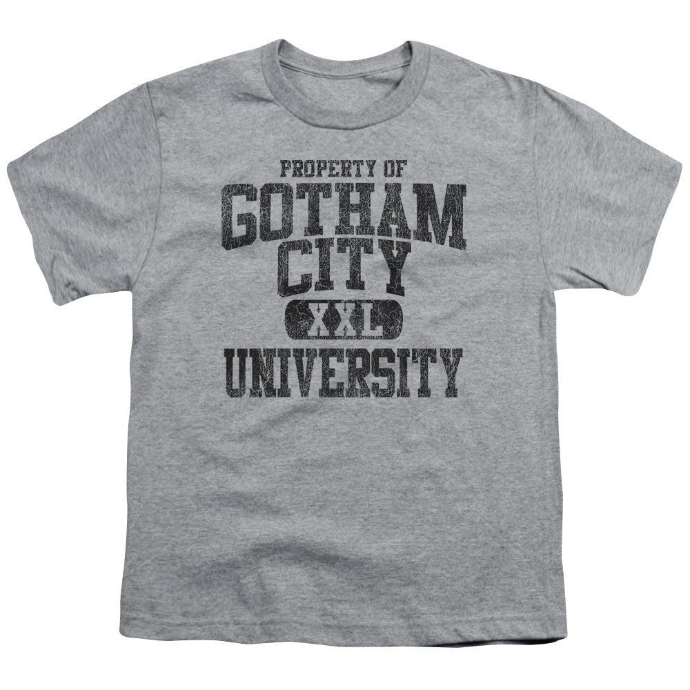 Batman - Property Of Gcu - Short Sleeve Youth 18/1 - Athletic Heather T-shirt