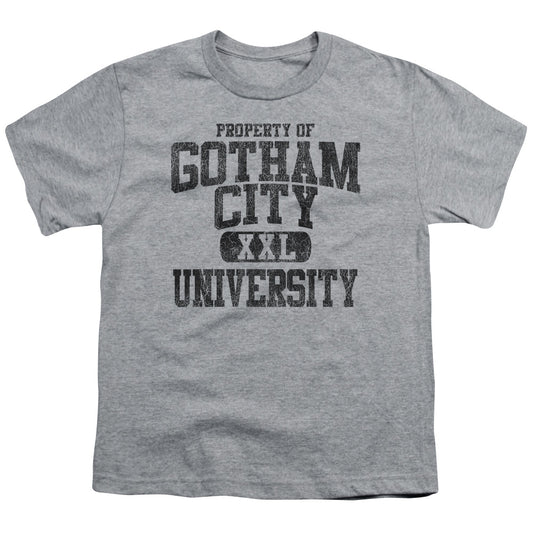 Batman - Property Of Gcu - Short Sleeve Youth 18/1 - Athletic Heather T-shirt