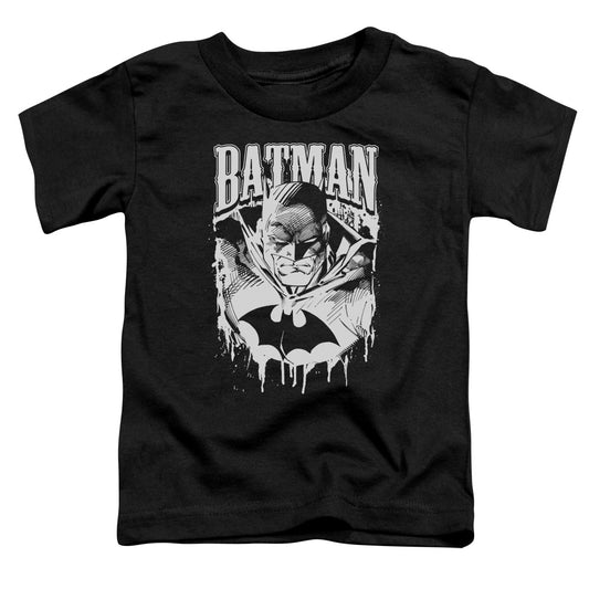 BATMAN BAT METAL - S/S TODDLER TEE - BLACK - T-Shirt