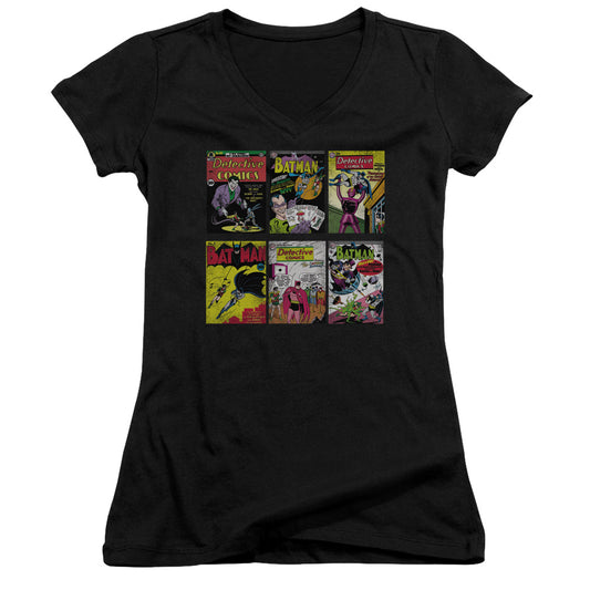 Batman - Bm Covers - Junior V-neck - Black