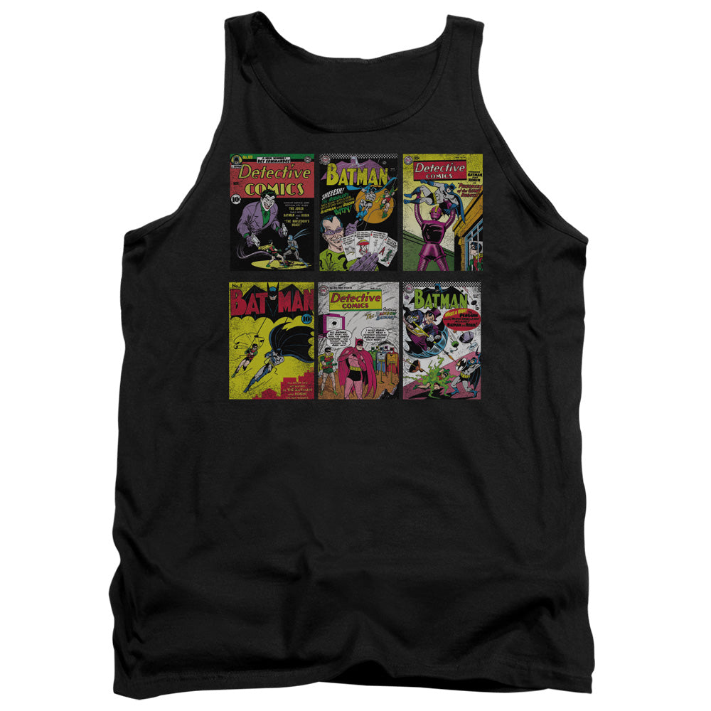 Batman - Bm Covers - Adult Tank - Black