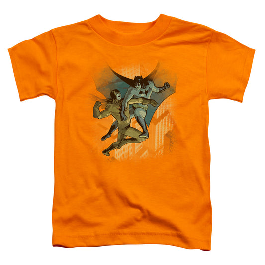 BATMAN BATMAN VS CATMAN - S/S TODDLER TEE - ORANGE - T-Shirt