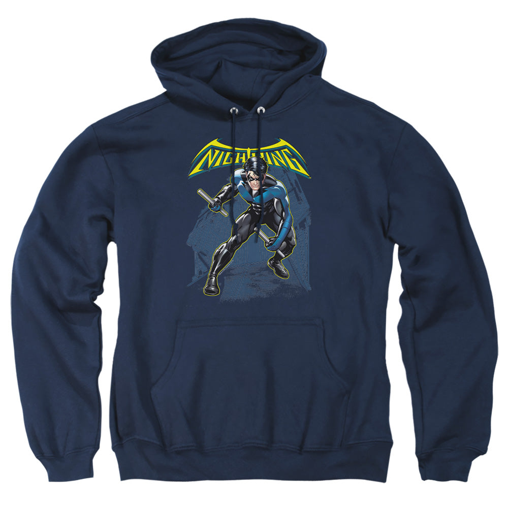 Batman - Nightwing - Adult Pull-over Hoodie - Navy
