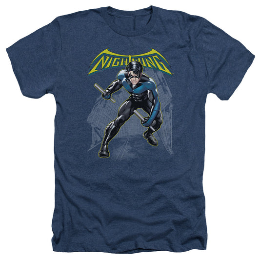 Batman - Nightwing - Adult Heather - Navy