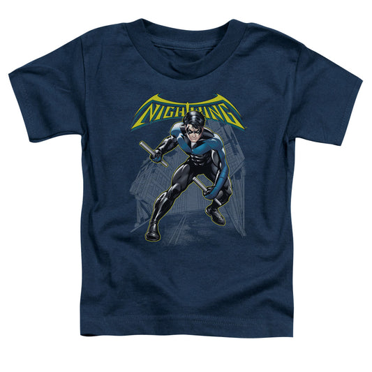 Batman - Nightwing - Short Sleeve Toddler Tee - Navy T-shirt