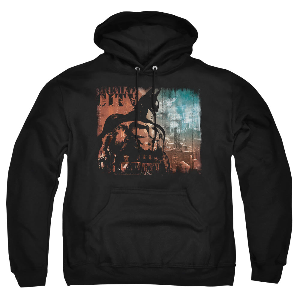 Arkham City - City Knockout - Adult Pull-over Hoodie - Black