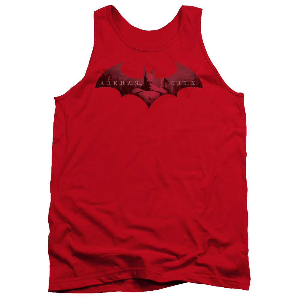 Arkham City - In The City - Adult Tank - Red