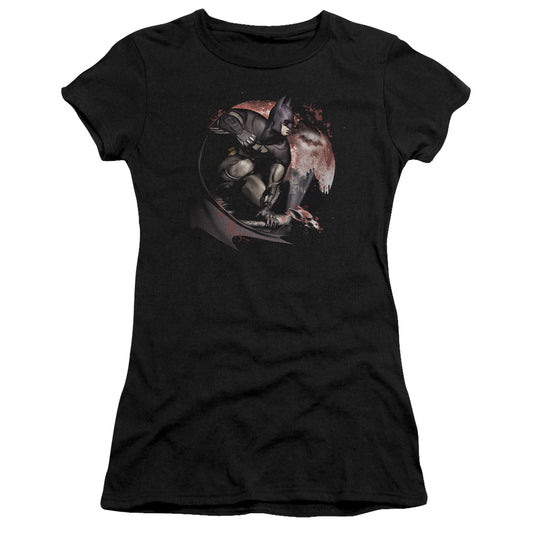 Arkham City - Blood Moon - Short Sleeve Junior Sheer - Black T-shirt