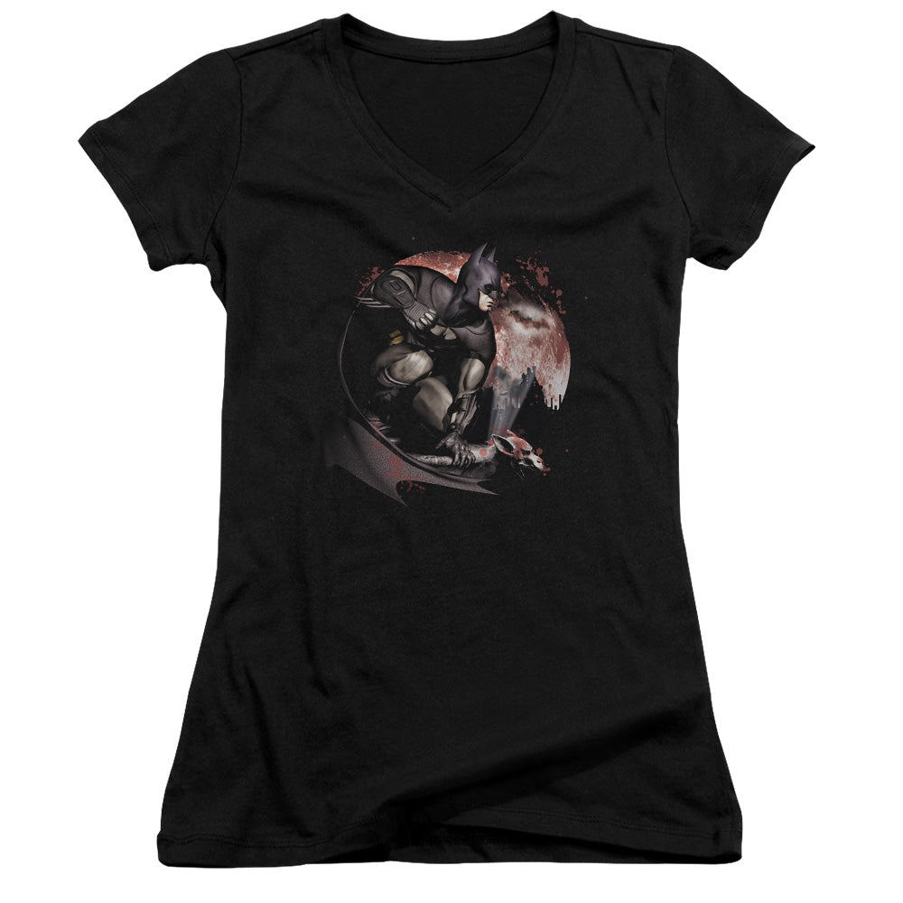 Arkham City Blood Moon - Junior V-neck - Black