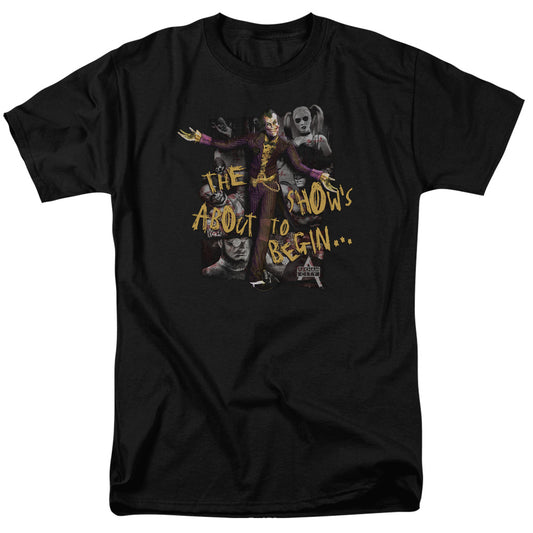 Arkham City - About To Begin - Short Sleeve Adult 18/1 - Black T-shirt