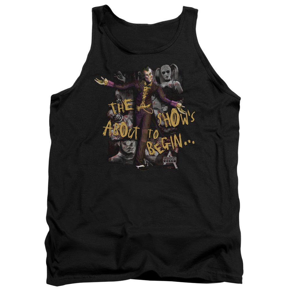 Arkham City - About To Begin - Adult Tank - Black