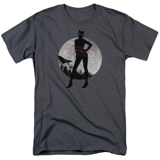 Arkham City - Catwoman Convicted - Short Sleeve Adult 18/1 - Charcoal T-shirt