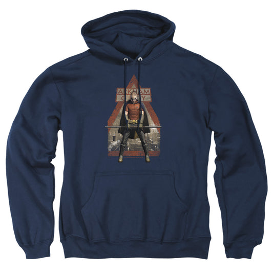 Arkham City - Arkham Robin - Adult Pull-over Hoodie - Navy