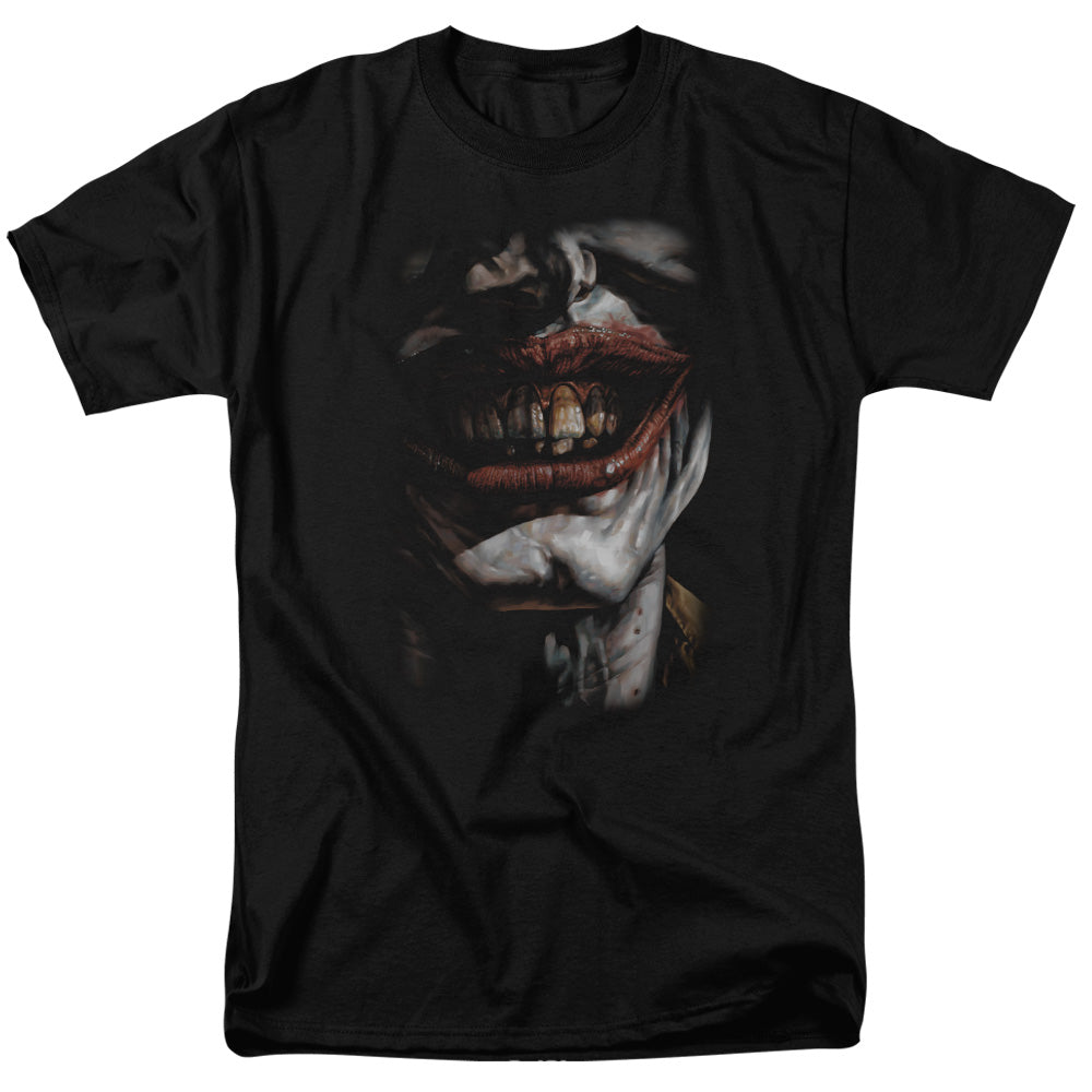 Batman - Smile Of Evil - Short Sleeve Adult 18/1 - Black T-shirt