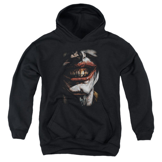 Batman - Smile Of Evil - Youth Pull-over Hoodie - Black