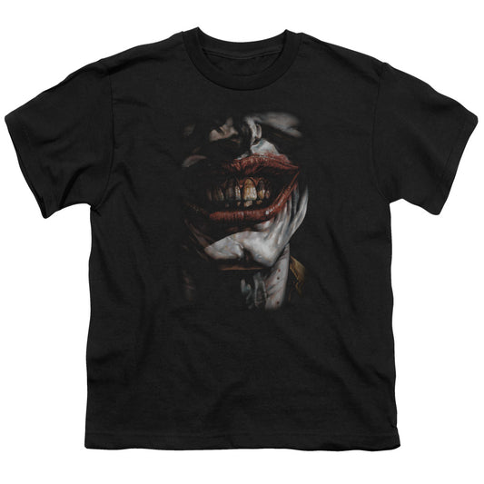 Batman - Smile Of Evil - Short Sleeve Youth 18/1 - Black T-shirt