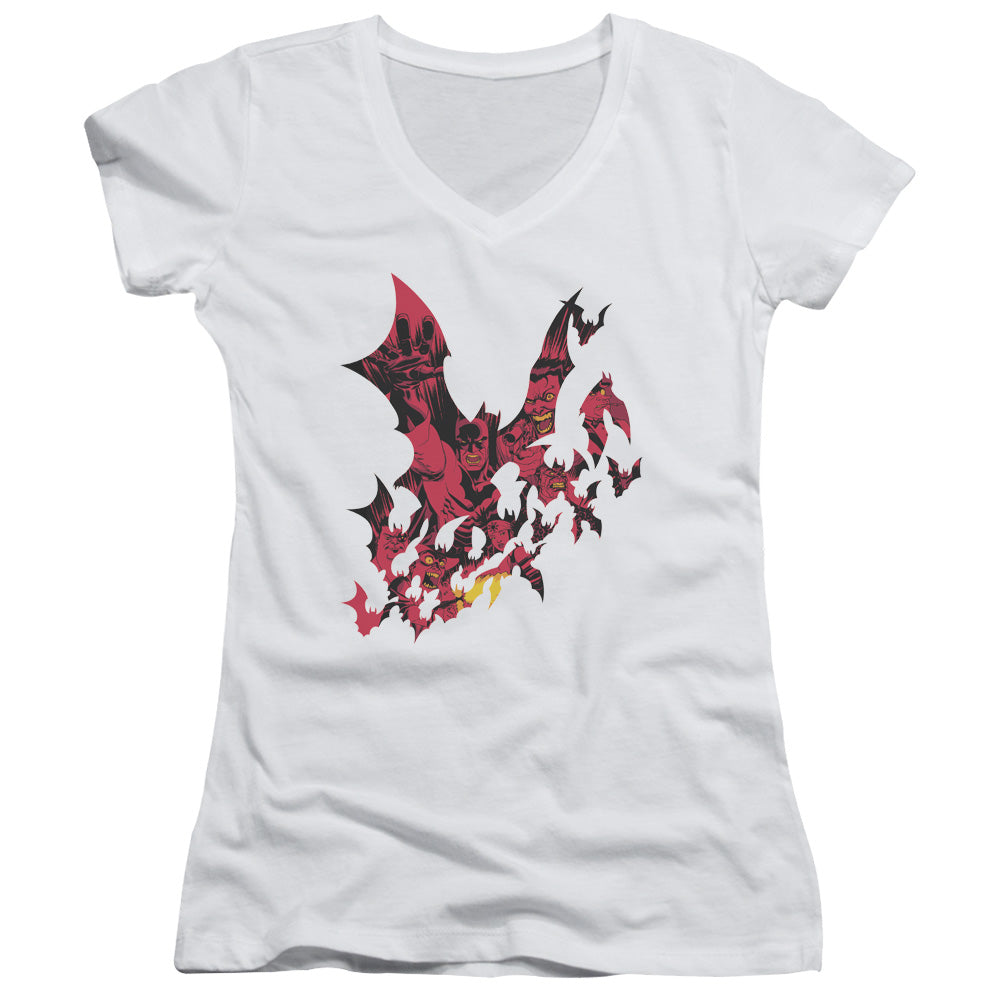 Batman - Broken City - Junior V-neck - White